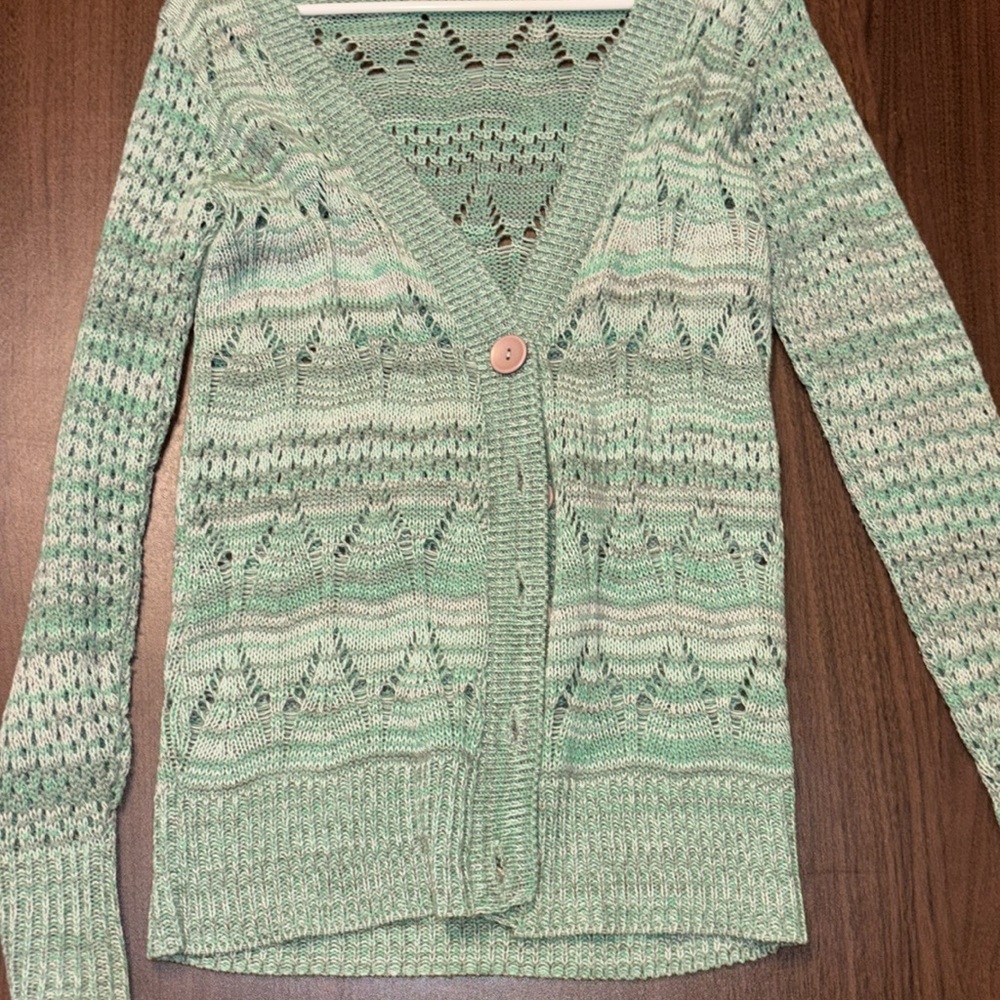 Takeout Pastel Knit Cardigan Sweater